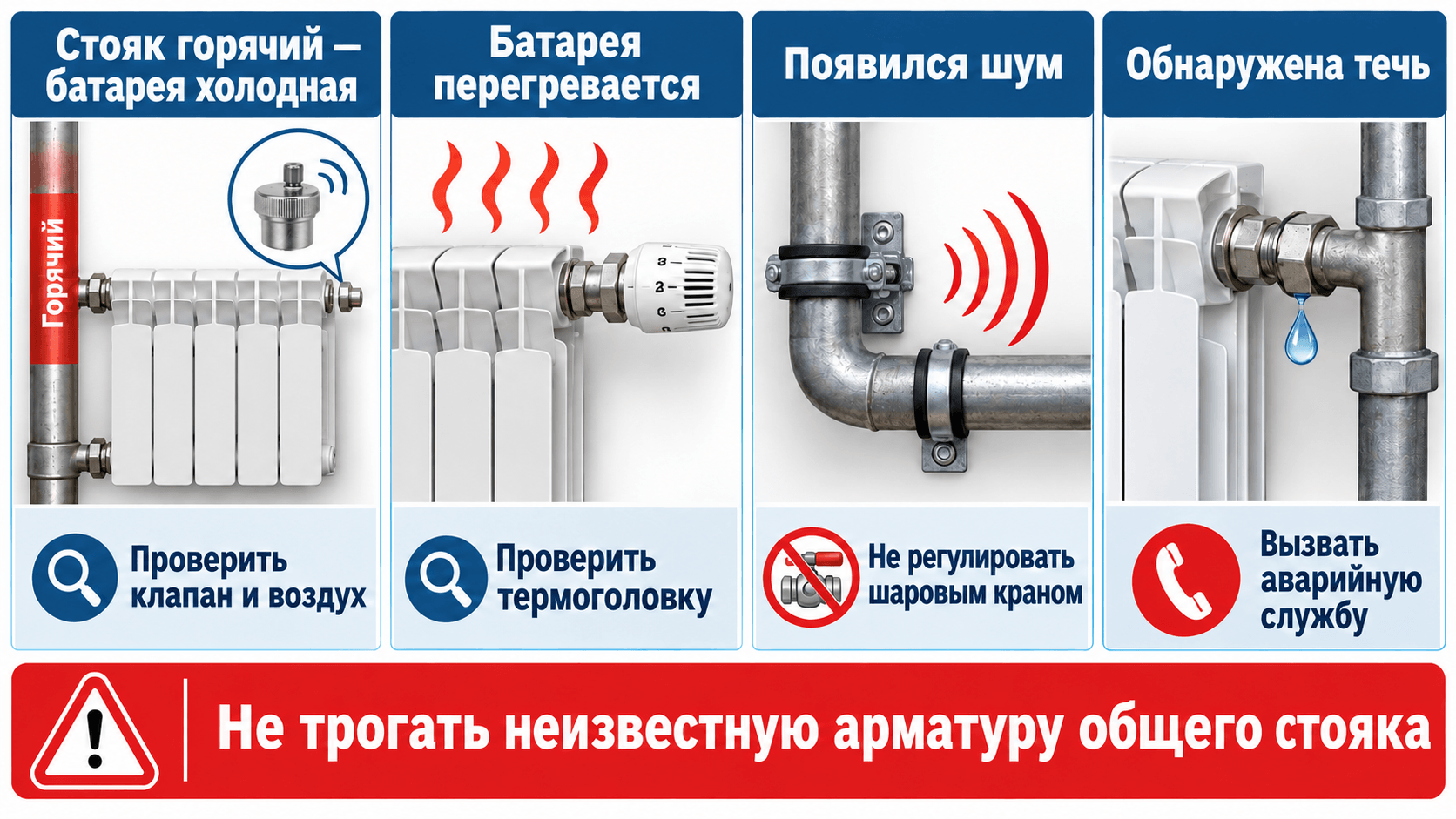 Диагностика радиатора